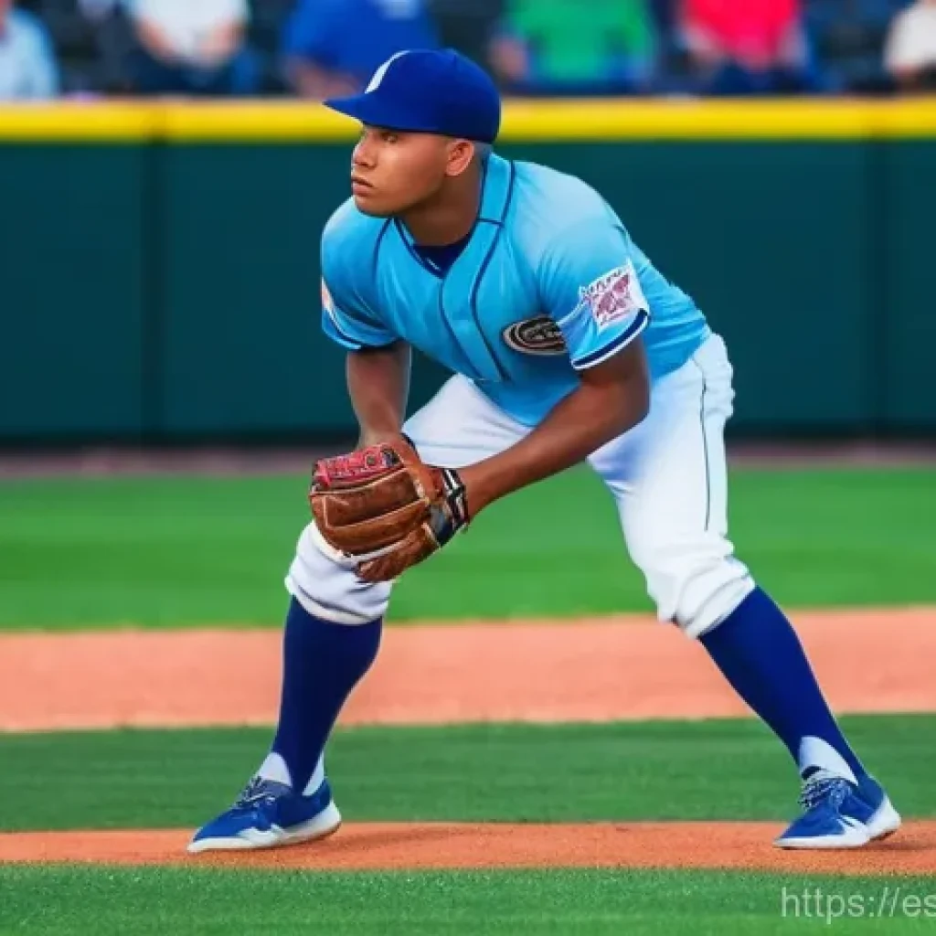 야구 주자의 리드오프 전략 - A male baseball player, wearing a clean, professional uniform with protective sliding shorts under h...