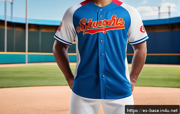 야구 유니폼 맞춤 제작 가이드 - A high-performance baseball uniform made from a blend of high-density polyester and spandex, designe...
